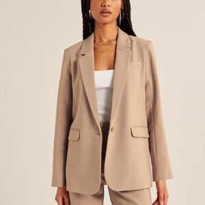 Abercrombie & Fitch Beige Blazer
